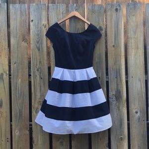 White and blue stripes